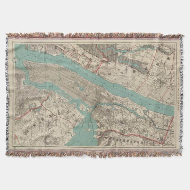 New York City 2 Throw Blanket (Front)