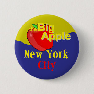 New York City 6 Cm Round Badge