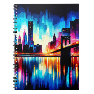 New York City Abstract 1103 Notebook