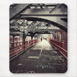 New York City Architecture - Williamsburg Bridge Mouse Pad