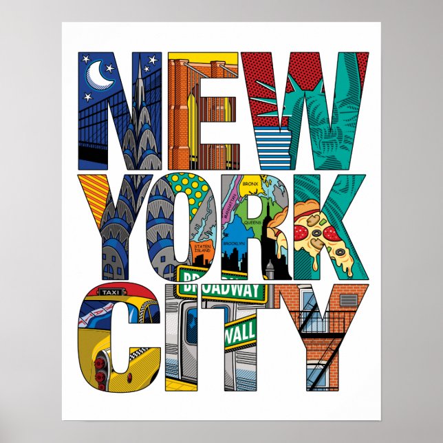 New York City Art Print (Front)