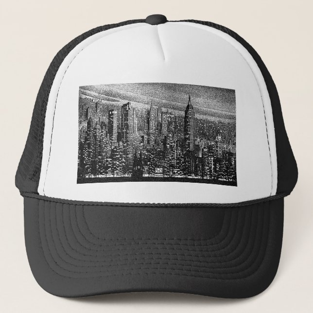 New York City Artwork Trucker Hat (Front)