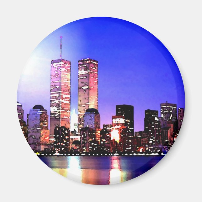 New York City at Night Magnet (Front)