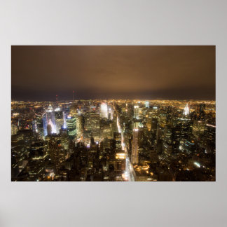 New York City at Night print