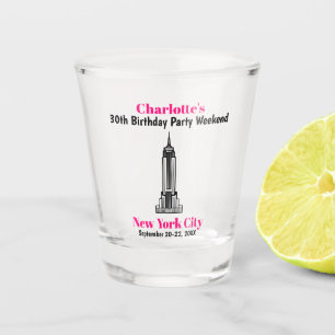 New York City Bachelorette Party Favour Girls Trip Shot Glass