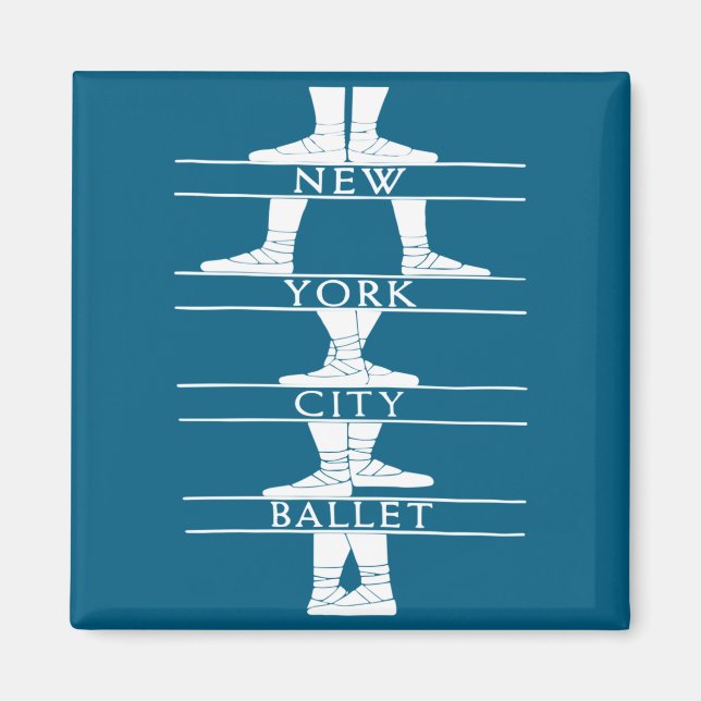 New York City Ballet Clic _2  Magnet (Front)