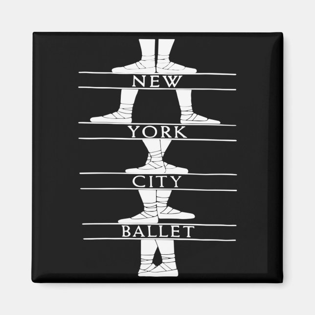 New York City Ballet Clic  Magnet (Front)