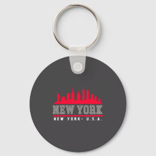 New York City Beautiful Skyline _1 Key Ring