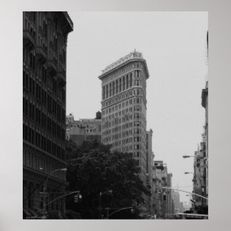 New York City black and white photography poster