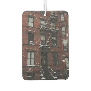 New York City Blizzard Upper West Side Snow NYC Car Air Freshener