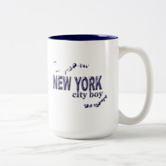 New York City Boy Two-Tone Coffee Mug