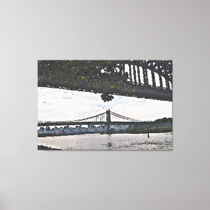 New York City Bridges Canvas Print