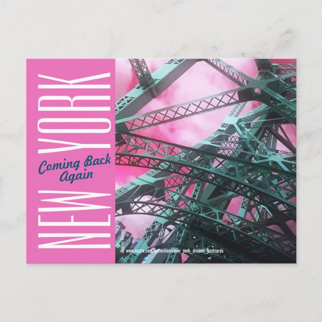 New York City-Bridges Postcard (Front)