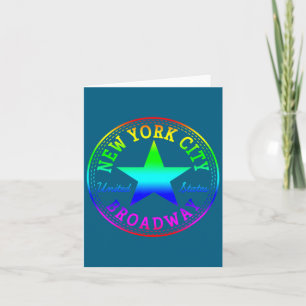 New York City Broadway Theater Nyc United States U Card