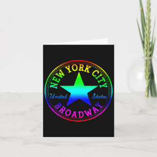 New York City Broadway Theater Nyc United States U Card