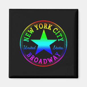 New York City Broadway Theater Nyc United States U Magnet