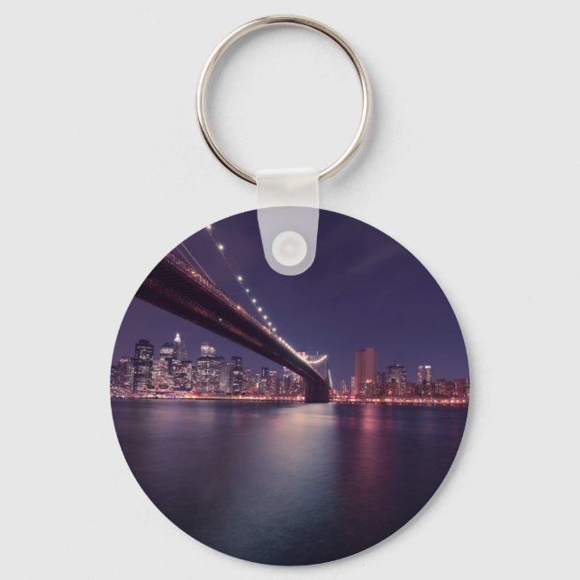 New York City Brooklyn Bridge Key Ring (Front)
