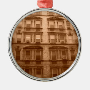 New York City Building Metal Tree Decoration