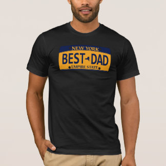 New York City Cars Plate Number, Best Dad, Father' T-Shirt