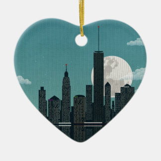 New York City Ceramic Tree Decoration