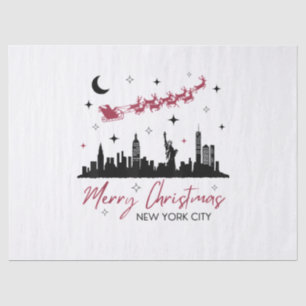 New York City Christmas Trip, Merry Christmas New  Tissue Paper