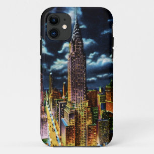 New York City Chrysler Building at Night Case-Mate iPhone Case