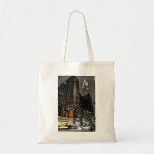 New York City Chrysler Building Night Skyline Urba Tote Bag