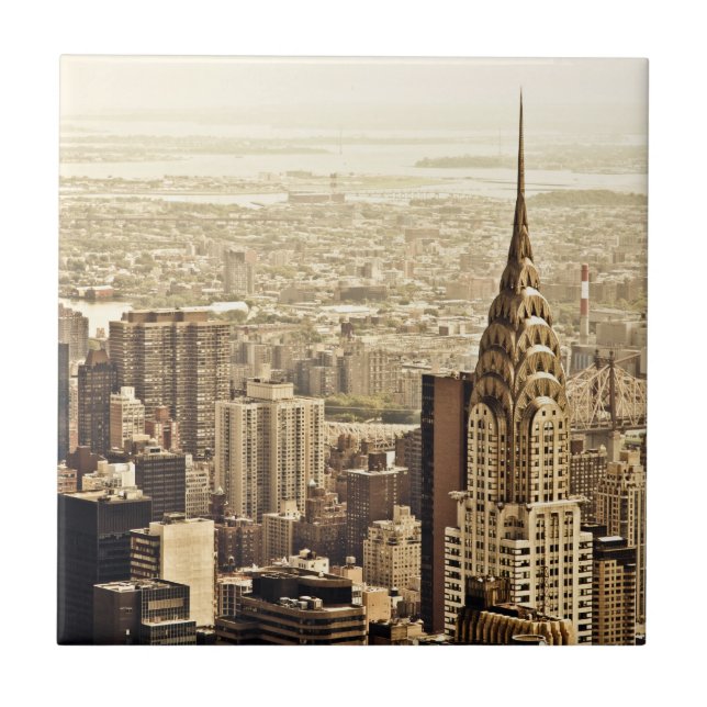 New York City - Chrysler Building Tile (Front)
