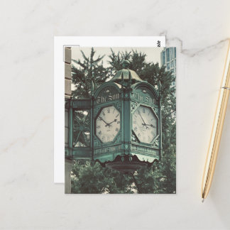 New York City Clock | Urban Souvenir Postcard