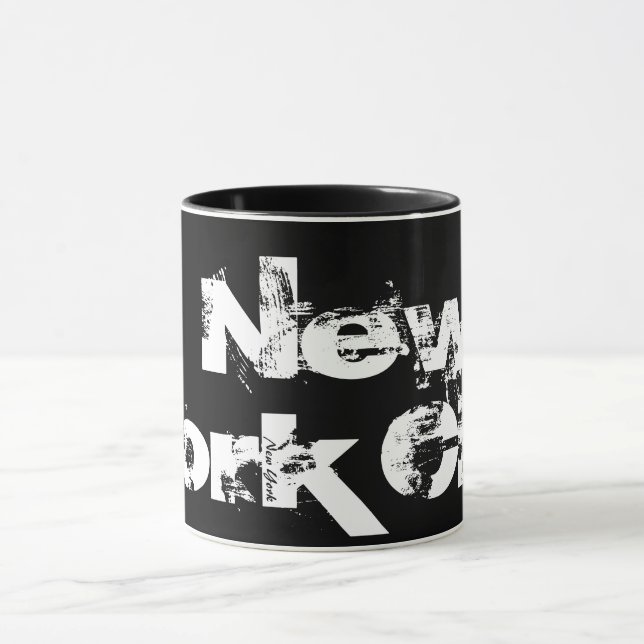 New York City - Cool Black And White Style Mug (Center)