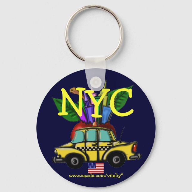 New York City cool keychain design (Front)