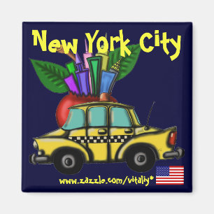New York City cool magnet design