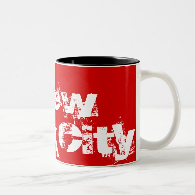 New York City - Cool Red And White Mug (Right)