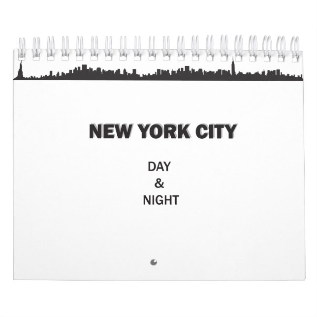 New York City day and night Calendar (Cover)