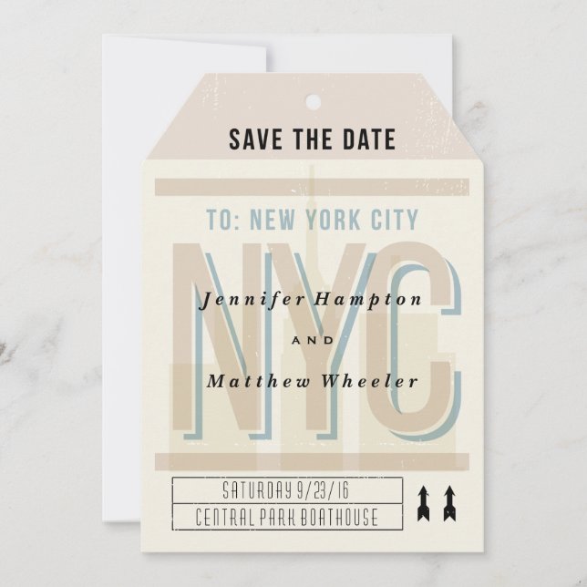 New York City Destination Wedding (Front)
