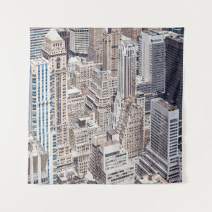 New York City diverse architecture, color toned ae Tapestry