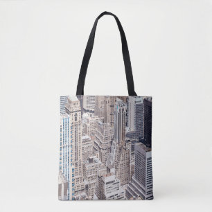 New York City diverse architecture, colour toned a Tote Bag