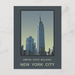 New York City Empire State Building Postcard