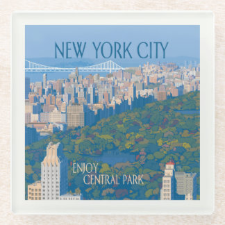 New York City | Enjoy Central Park Glass Coaster