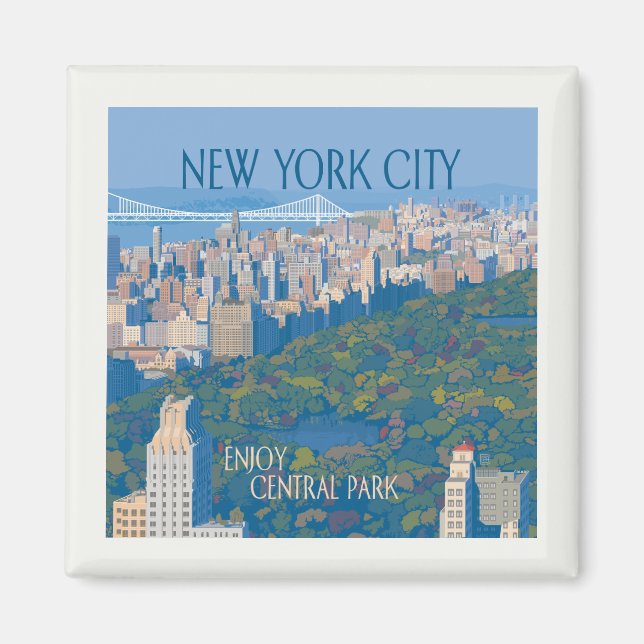 New York City | Enjoy Central Park Magnet (Front)