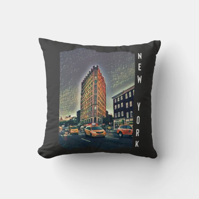 New York City Esthetic Photo Art Cushion (Front)