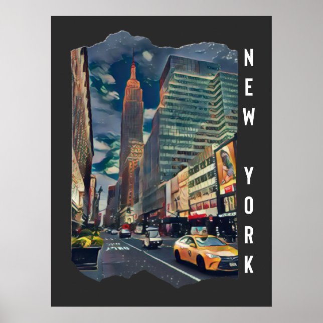 New York City Esthetic Photo Art      Poster (Front)