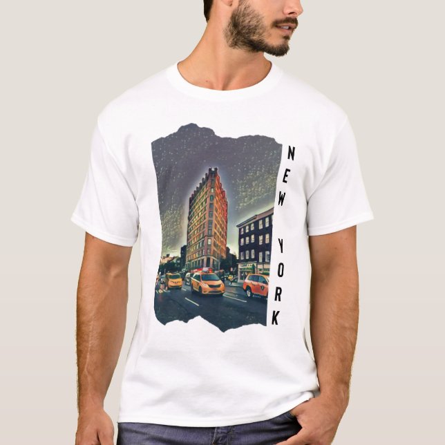 New York City Esthetic Photo Art T-Shirt (Front)