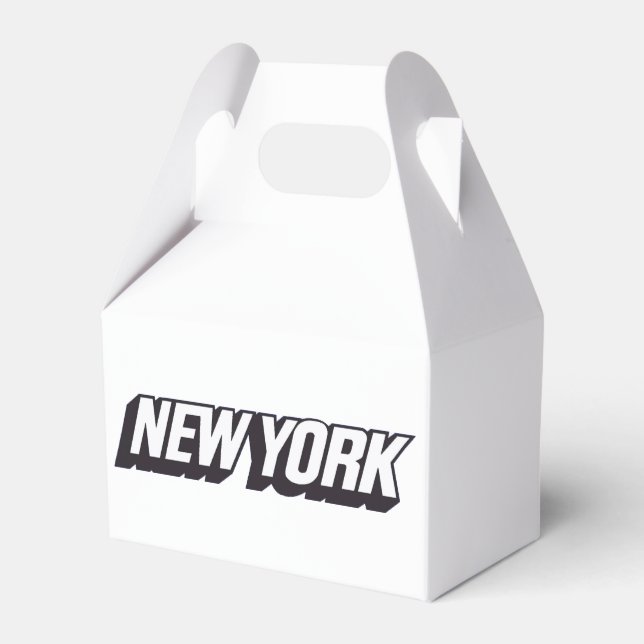 New York City Favour Box (Front Side)