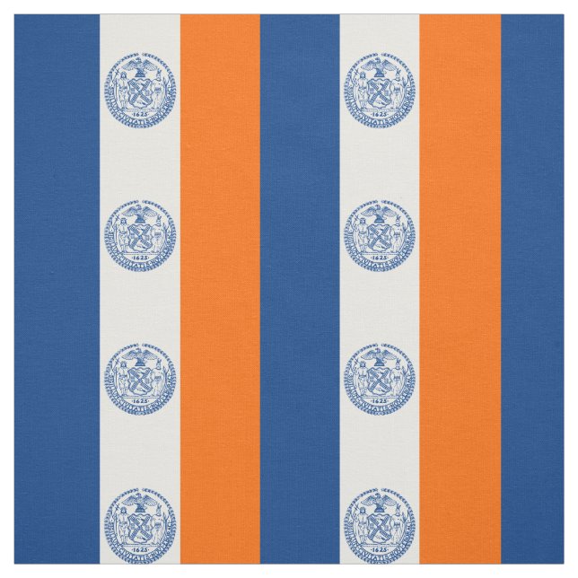 New York City Flag Fabric (Swatch)
