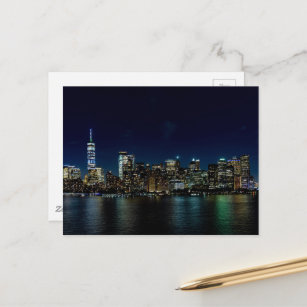 New York City Freedom Tower Iconic Postcard