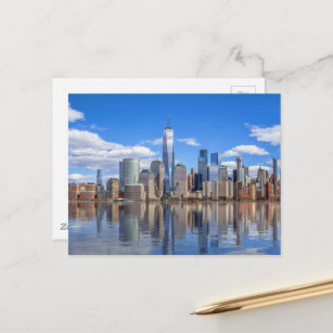 New York City Freedom Tower Skyline Postcard