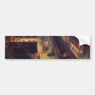 New York City from Greenwich Village (NYC) Bumper Sticker