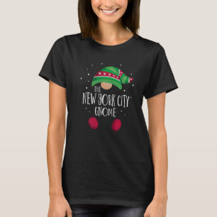 New York City Gnome Family Matching Christmas Paja T-Shirt