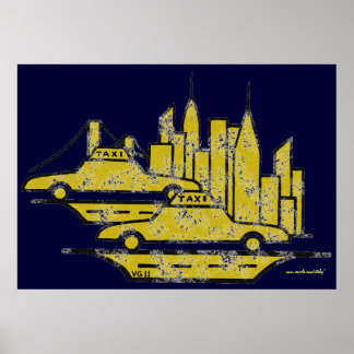 New York City graphic art poster design